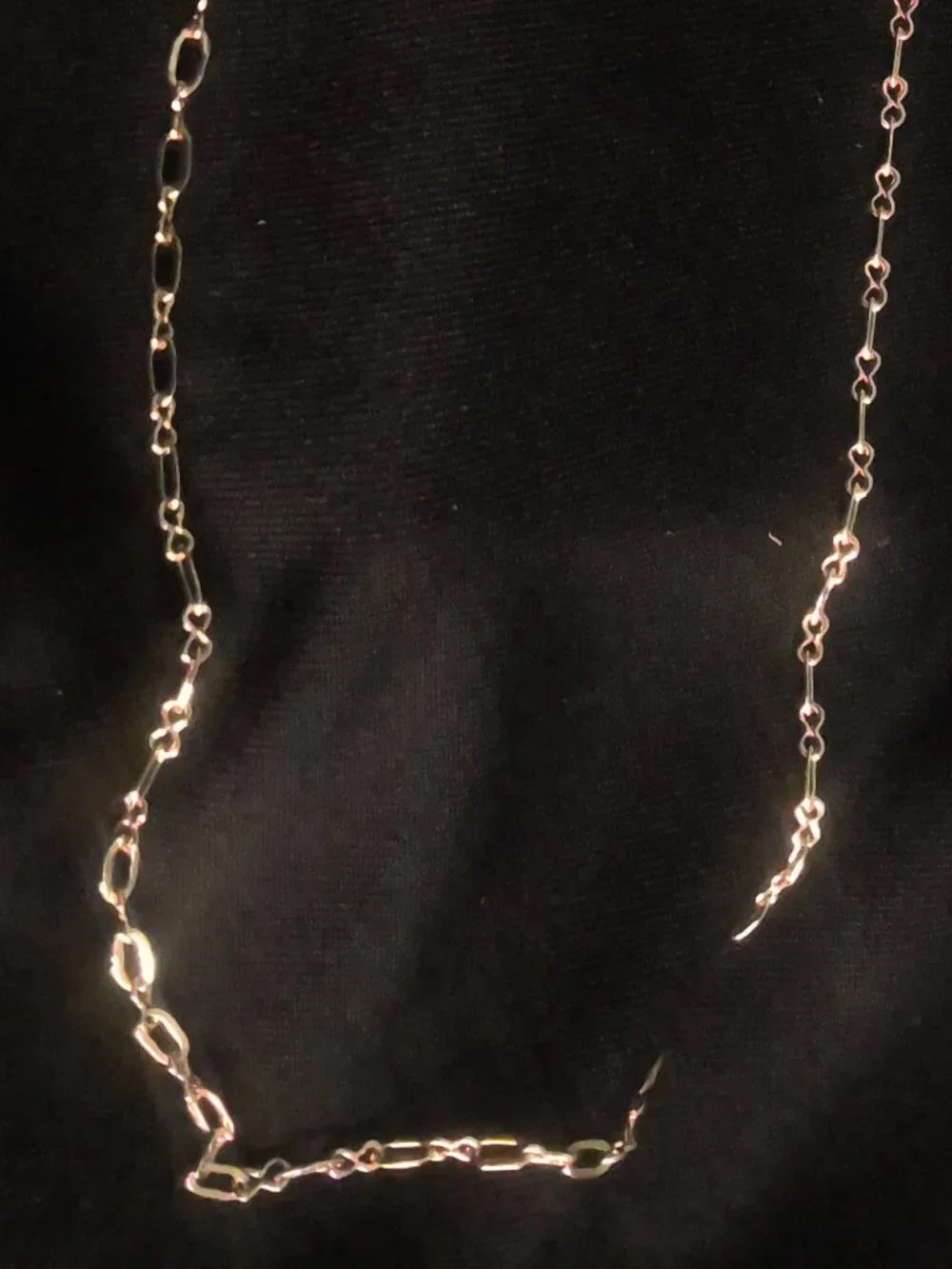✨2 for $30 NWOT 18K Gold layered/bonded 2mm Infinity Cuban Link Chain 16